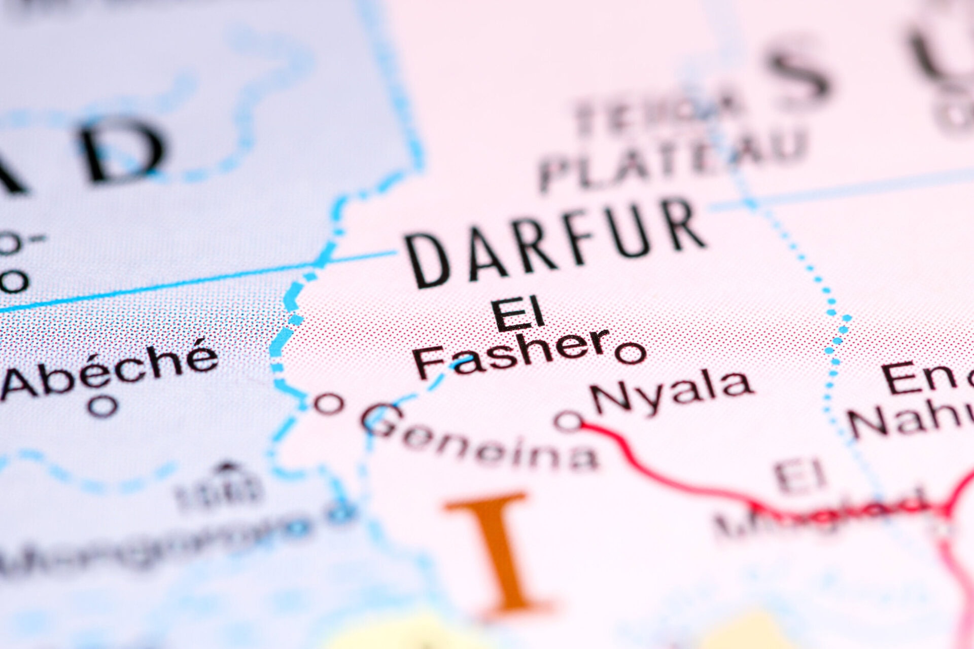El,Fasher.,Africa,On,A,Map