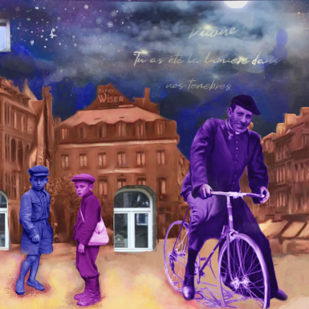Abbé André fresque